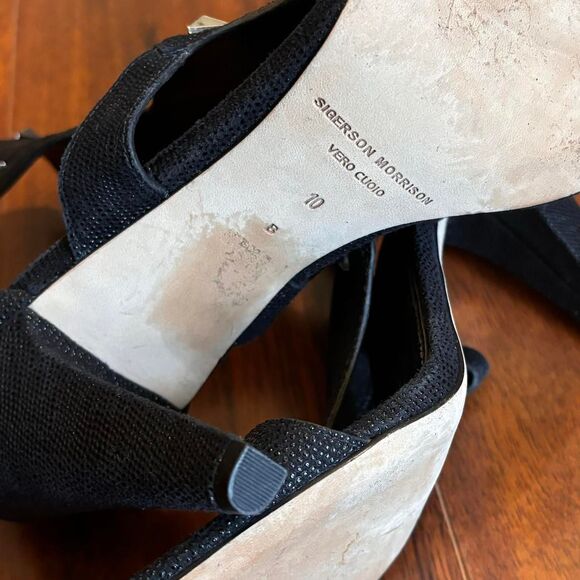 Sigerson Morrison Women's Black Sandals - Picture 7 of 7